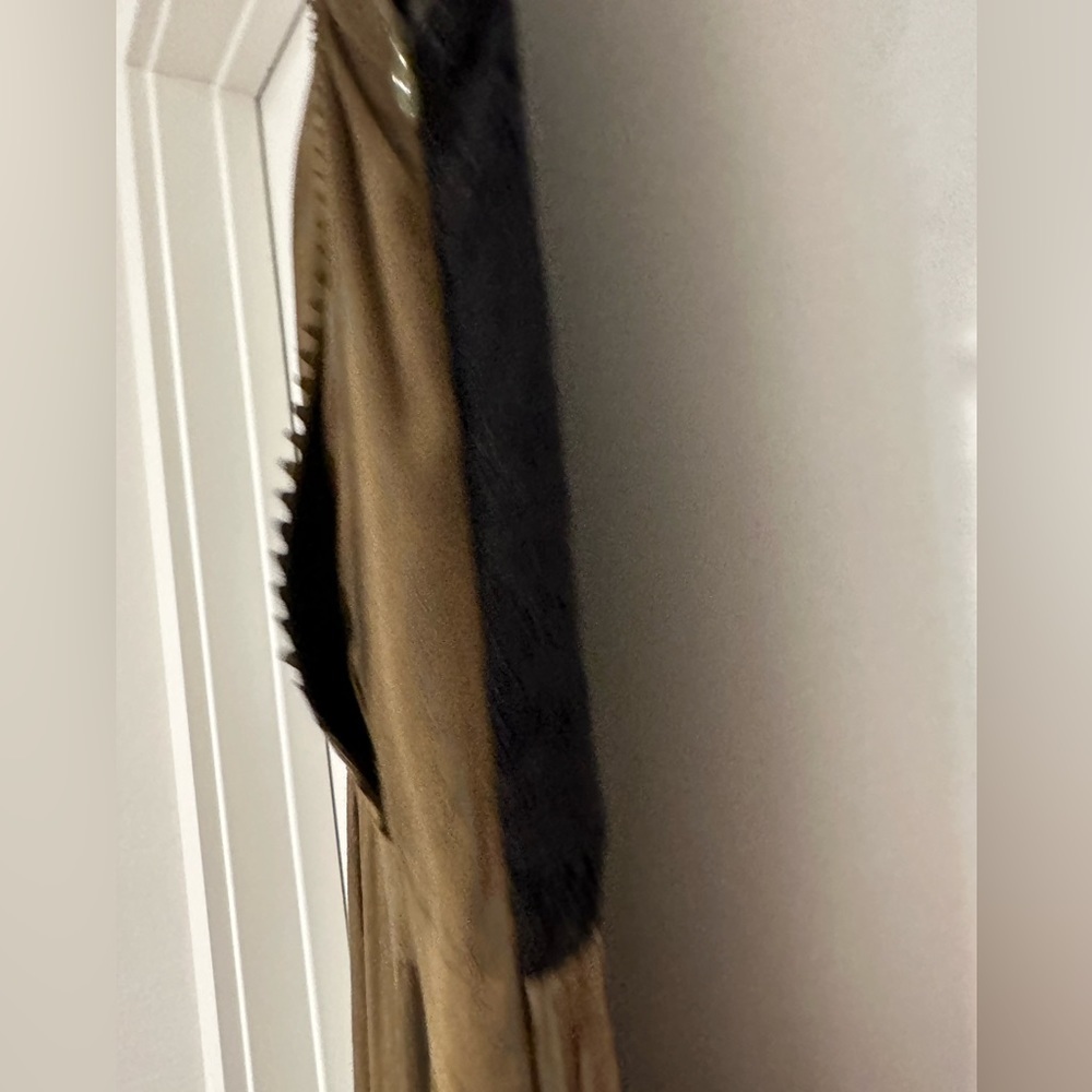 Anthropologie Leifsdottir Sani Sleeveless
Green Surplice Wrap Utility Jumpsuit - Picture 4 of 8
